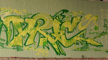 Graffiti Wall in Dresden - Photo by Dric3 - Dresden, RiaCrew, RIA (2014)