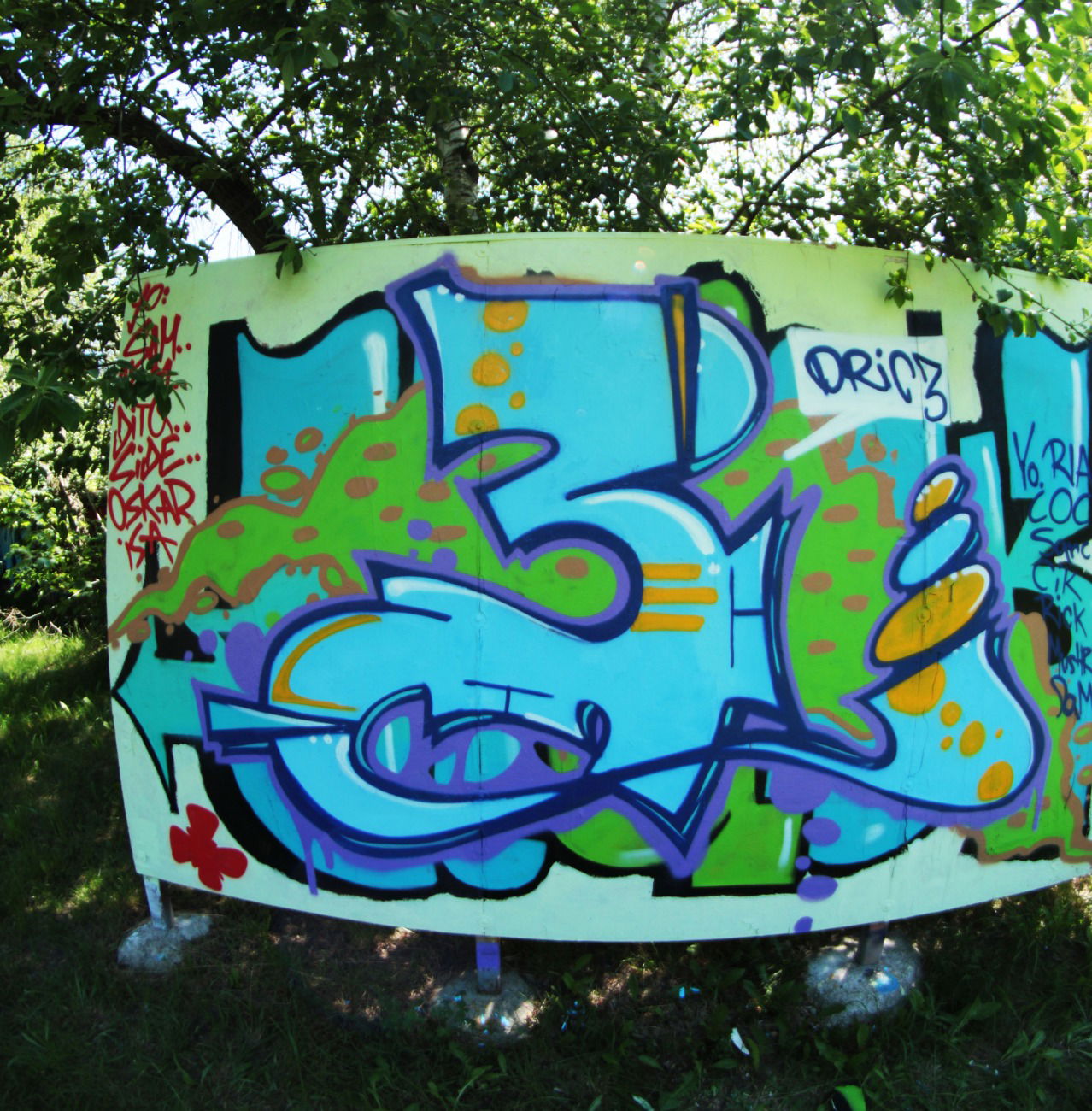 Graffiti Wall in Zittau - Photo by Dric3 - 3, Dric3, Dric3 (2015)