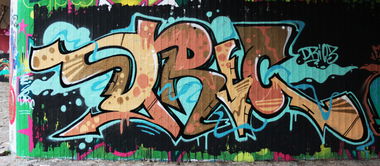 Graffiti Wall in Dresden - Photo by Dric3 - Dresden, Dric3, Ria (2015)