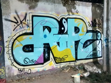 Graffiti Wall in Renca - Photo by DripsOne (2015)