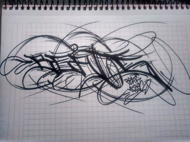 Graffiti Sketch - Photo by DripsOne