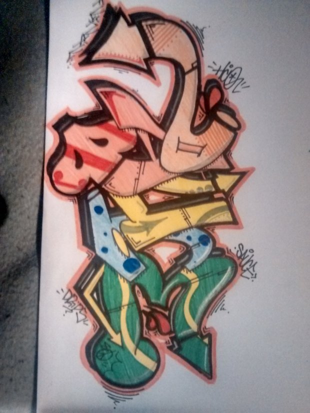 Graffiti Sketch - Photo by DripsOne