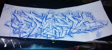 Graffiti Sketch - Photo by DripsOne (2015)