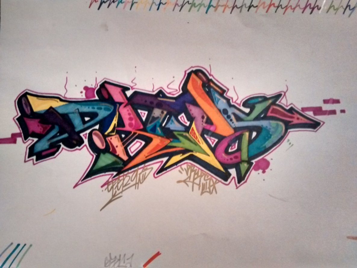 Graffiti Sketch - Photo by DripsOne (2014)