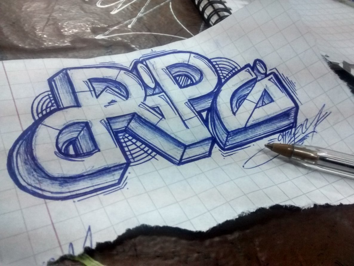 Graffiti Sketch - Photo by DripsOne (2014)