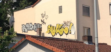 Graffiti Bombing - Photo by Driver