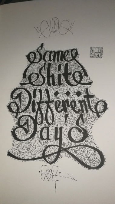 Graffiti Sketch - Photo by Droopy - elmo, dotart, same