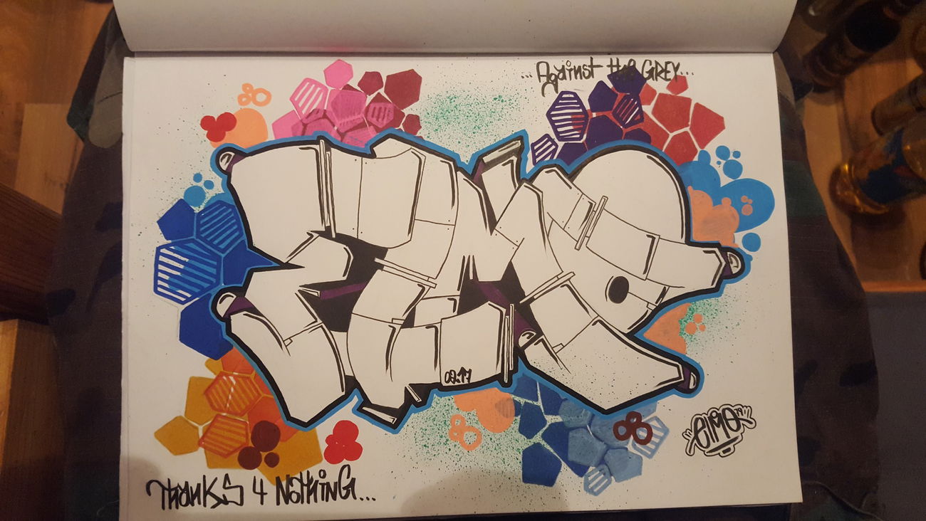 Graffiti Sketch - Photo by Droopy - elmo