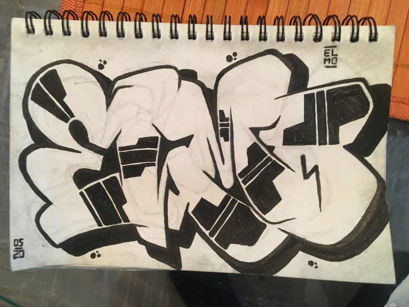 Graffiti Sketch - Photo by Droopy - elmo