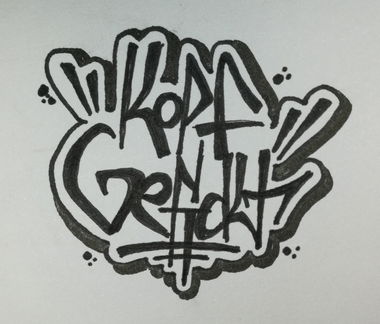 Graffiti Sketch - Photo by Droopy - elmo, boredome