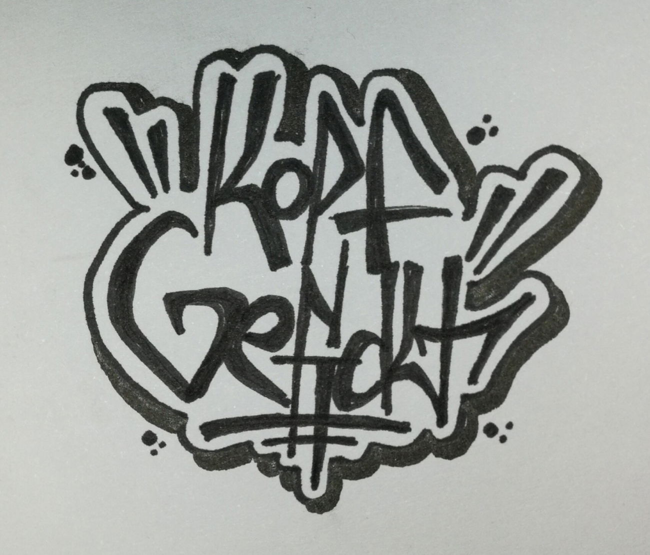 Graffiti Sketch - Photo by Droopy - elmo, boredome