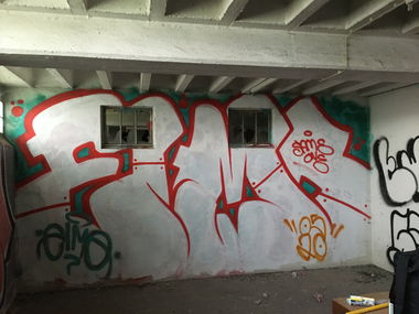 Graffiti Wall - Photo by Droopy - elmo