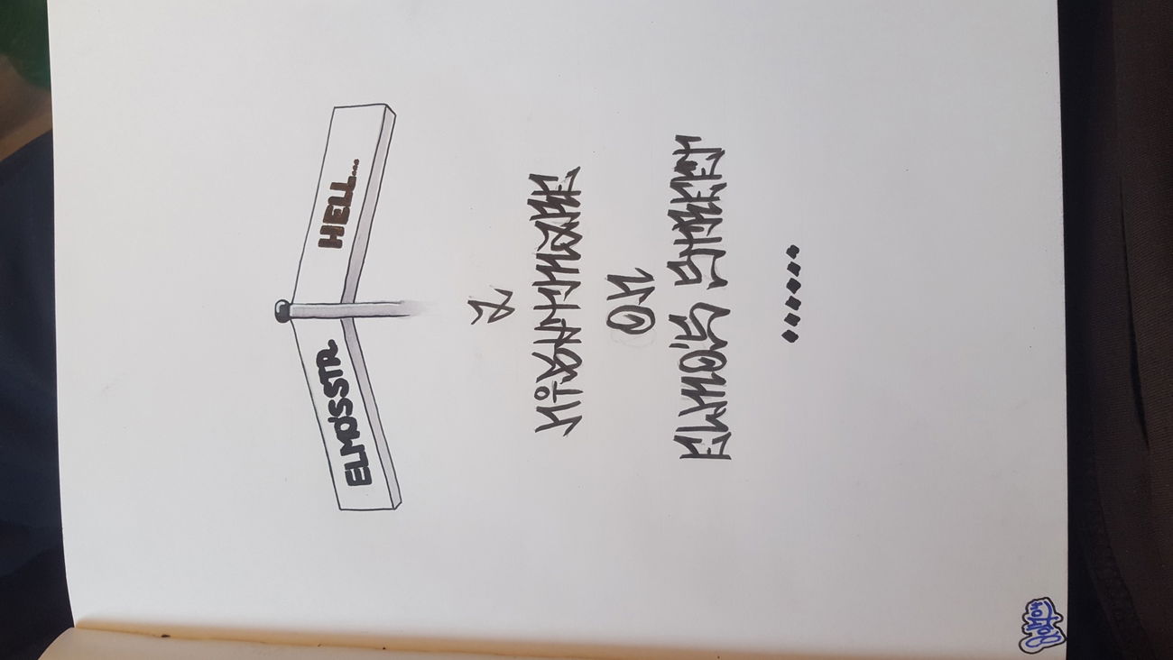 Graffiti Sketch - Photo by Droopy - elmo, nightmare