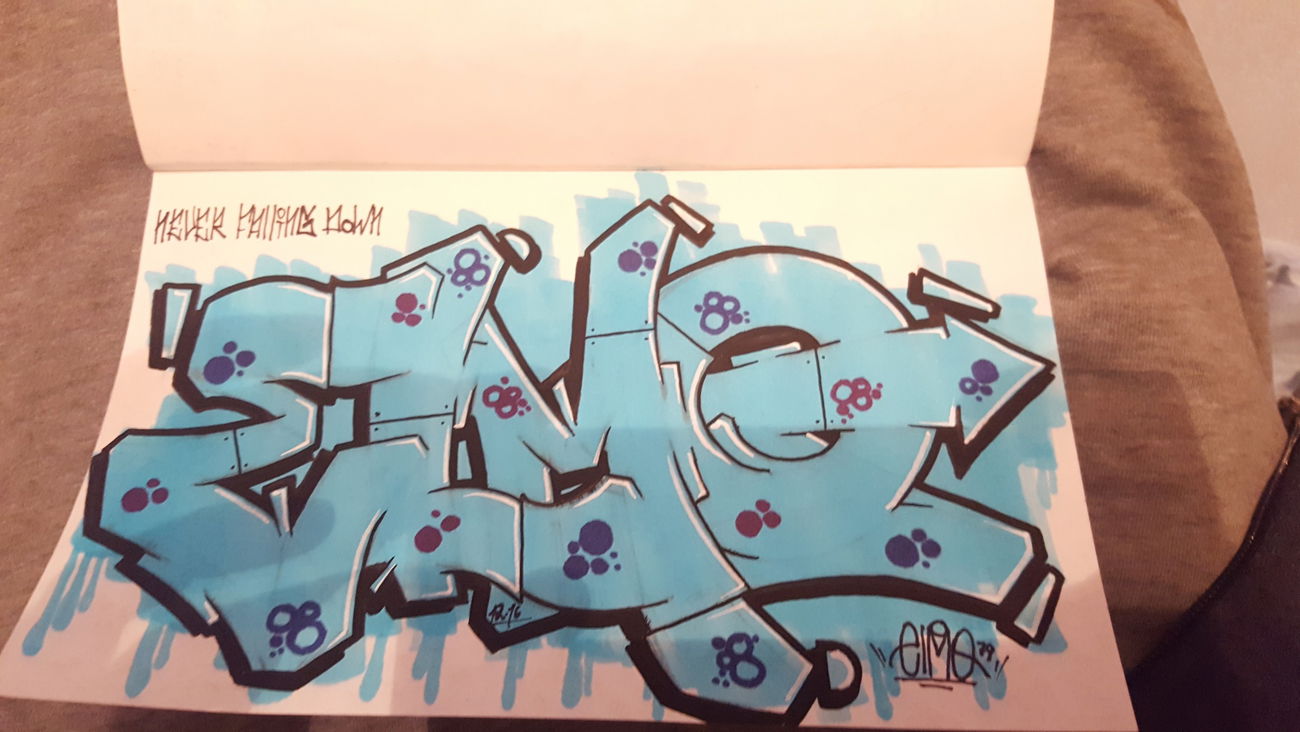 Graffiti Sketch - Photo by Droopy