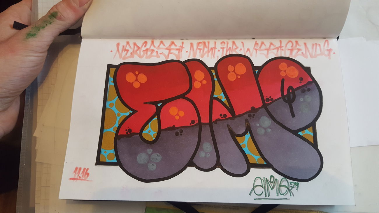 Graffiti Sketch - Photo by Droopy - elmo79 (2016)