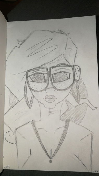 Graffiti Sketch - Photo by Droopy - elmo, boredome