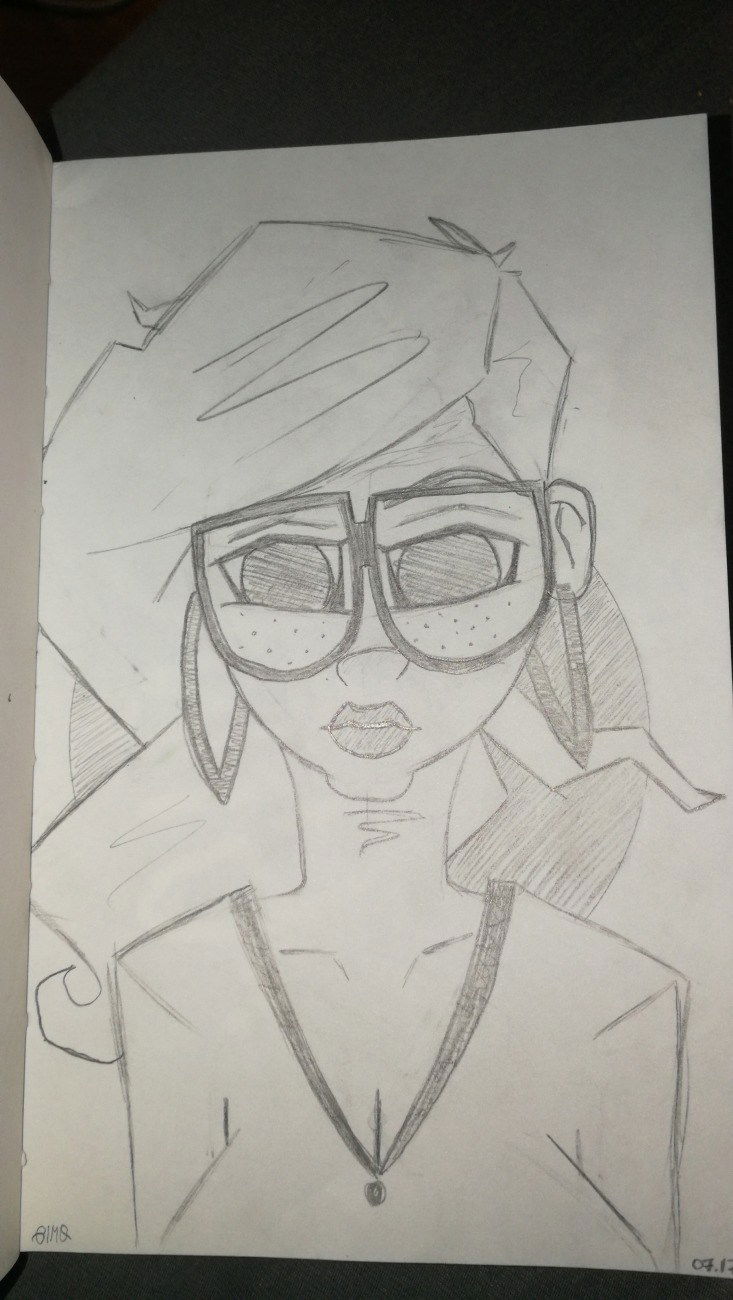 Graffiti Sketch - Photo by Droopy - elmo, boredome