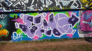 Graffiti Wall - Photo by Droopy - elmo