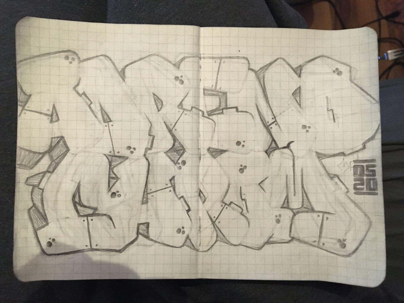 Graffiti Sketch - Photo by Droopy - elmo, adrenochrom