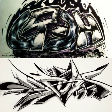 Graffiti Sketch - Photo by Drum33 - Drum, Drum33, Stan (2013)