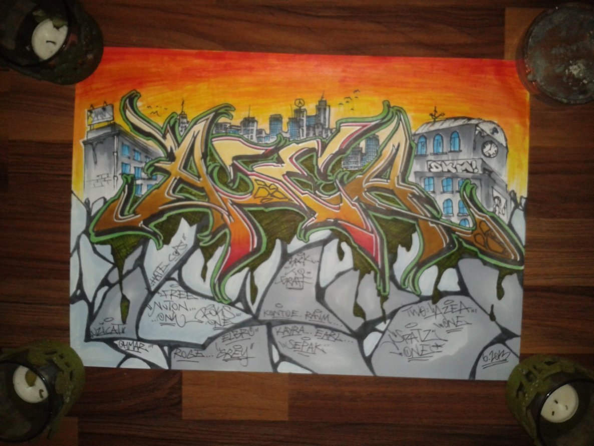 Graffiti Sketch - Photo by DrunKingMonkeys