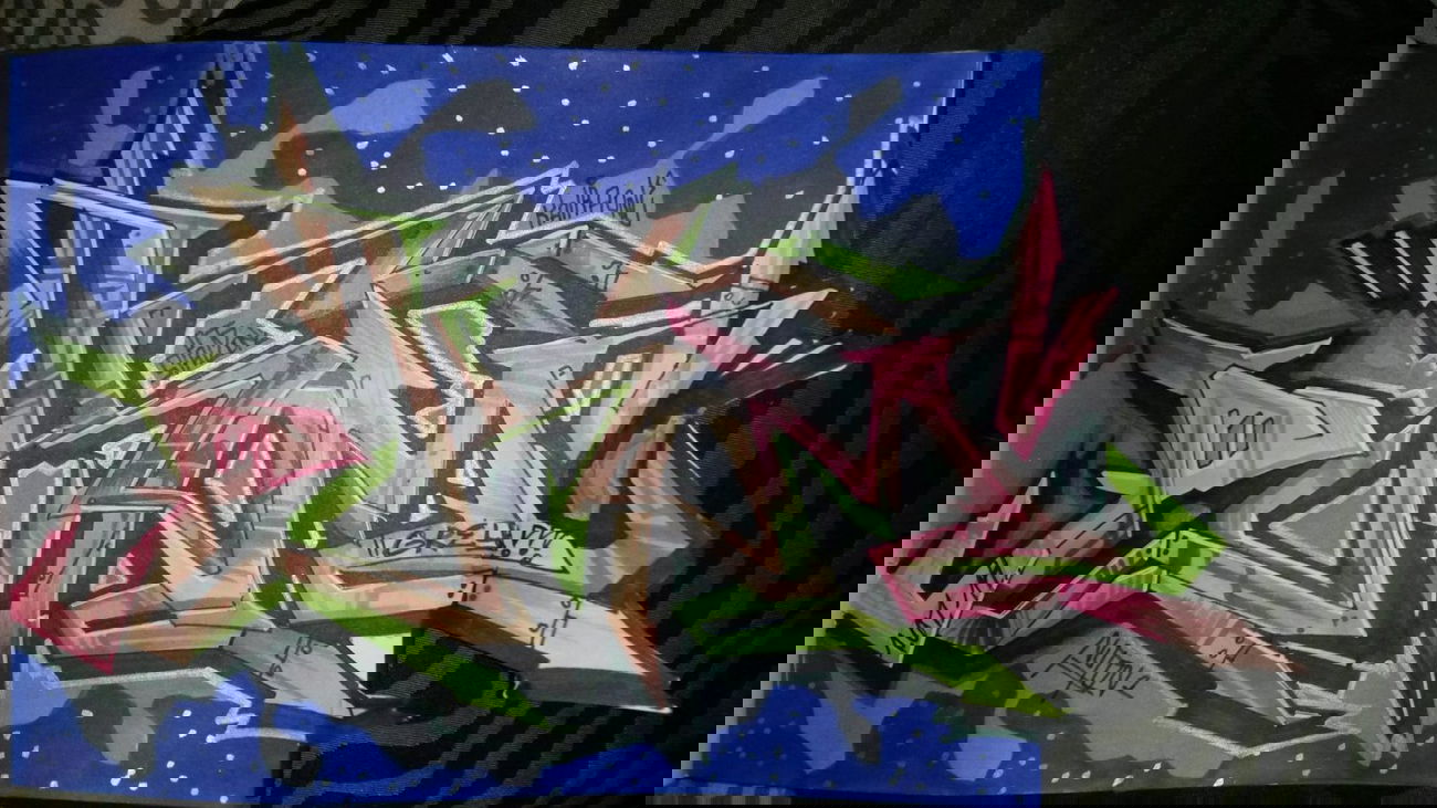 Graffiti Sketch - Photo by DrunKingMonkeys