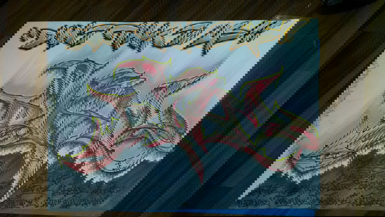 Graffiti Sketch - Photo by DrunKingMonkeys