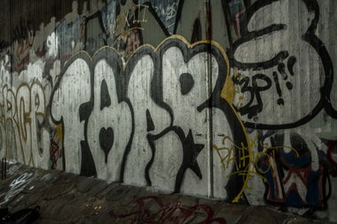 Graffiti Wall in Dortmund - Photo by Dudesprayno - chrome (2013)