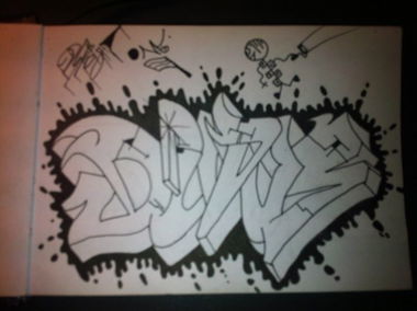 Graffiti Sketch - Photo by Dudos