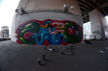 Graffiti Wall in Moscow - Photo by Dufy - dufy, 2nc (2013)