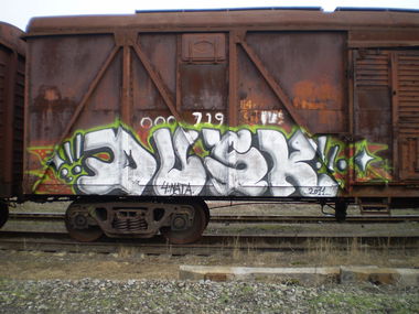 Graffiti Train - Photo by Dusk (2011)