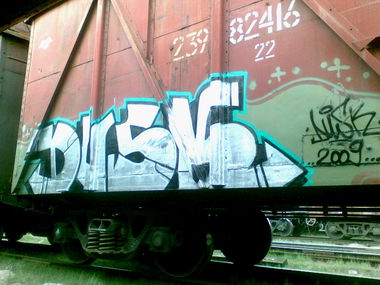 Graffiti Train - Photo by Dusk (2009)