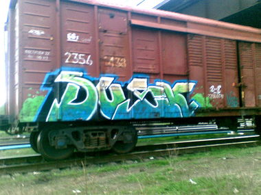 Graffiti Train - Photo by Dusk (2008)
