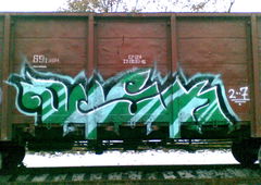 Graffiti Train - Photo by Dusk (2007)