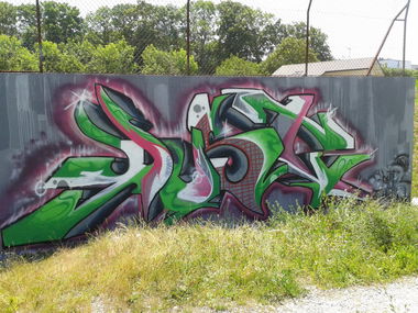 Graffiti Wall - Photo by Dust