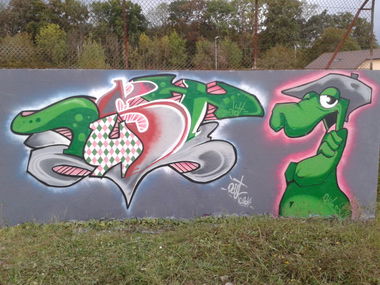 Graffiti Wall - Photo by Dust - dust, bode, graffiti (2014)