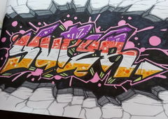 Graffiti Sketch - Photo by Dwase