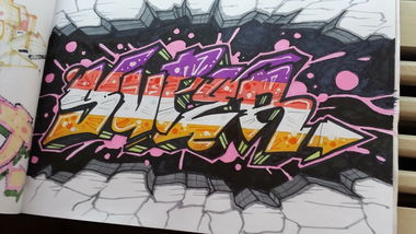 Graffiti Sketch - Photo by Dwase