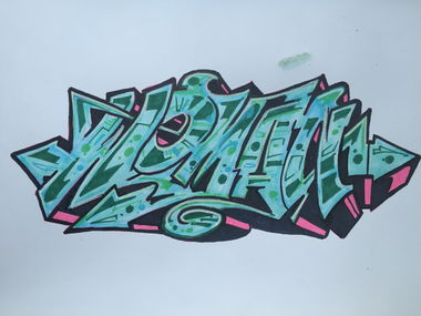 Graffiti Sketch - Photo by Dwase