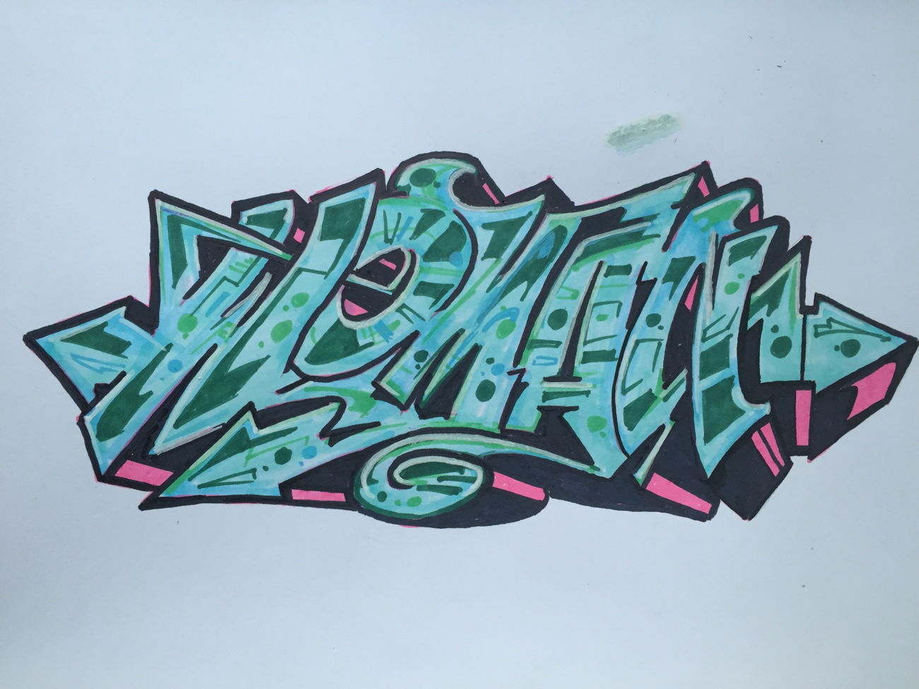Graffiti Sketch - Photo by Dwase