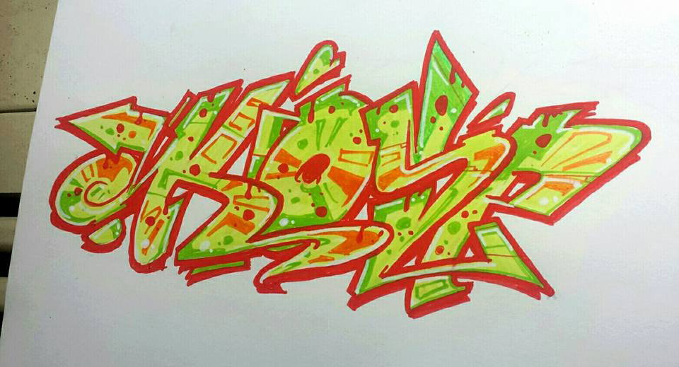 Graffiti Sketch - Photo by Dwase