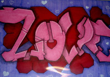 Graffiti Wall in Apopka - Photo by Dylex - Star, beat, love (2015)