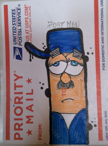 Graffiti Sketch in Apopka, fal - Photo by Dylex - Postman, post, man (2015)