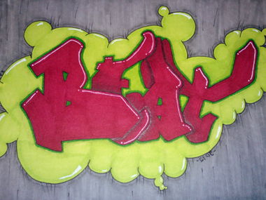 Graffiti Wall in Apopka - Photo by Dylex - Star, beat, love (2015)