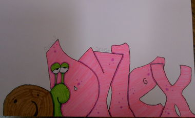 Graffiti Sketch in Apopka, fal - Photo by Dylex - Postman, post, man (2015)