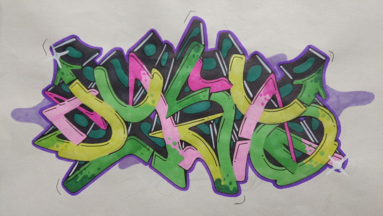 Graffiti Sketch - Photo by Dyst0