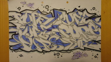 Graffiti Sketch - Photo by Dyst0 (2017)