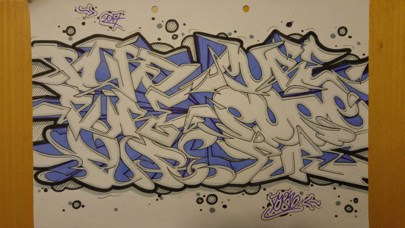 Graffiti Sketch - Photo by Dyst0 (2017)