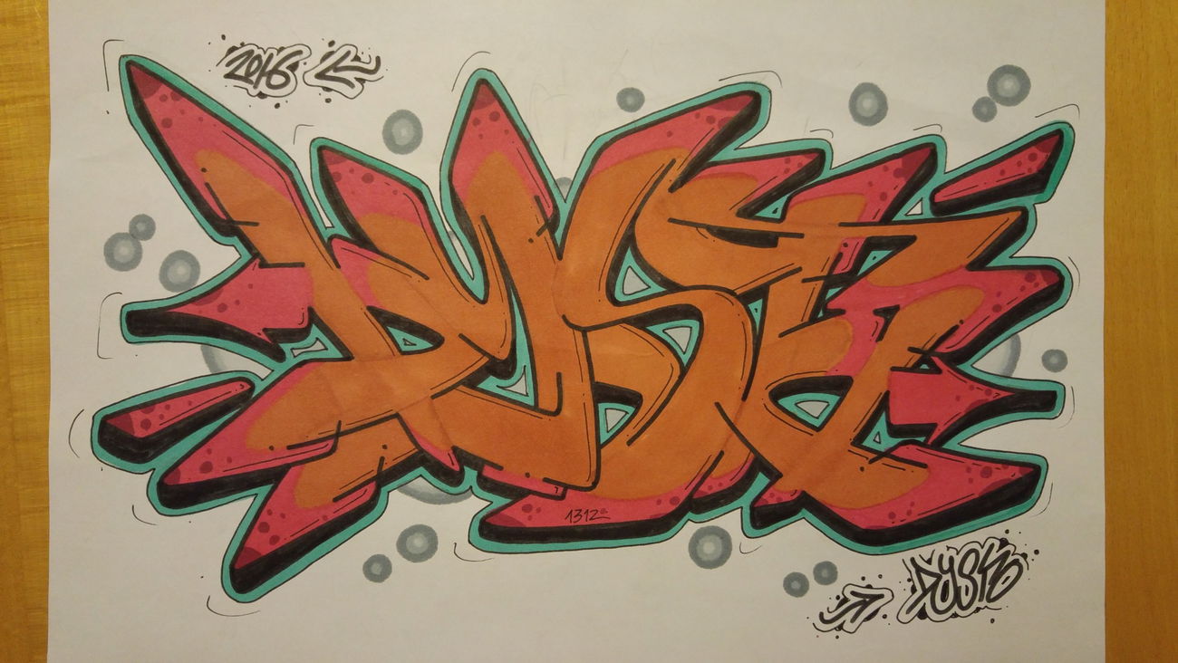 Graffiti Sketch - Photo by Dyst0 (2017)