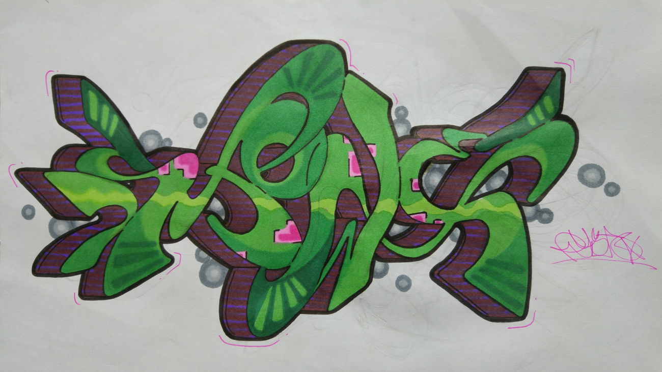 Graffiti Wall - Photo by Dyst0 - learningforAlevels (2017)